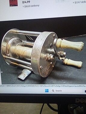 Ocean City Salt Water Reels Vintage Design, Casting Reel In Box With Manual.